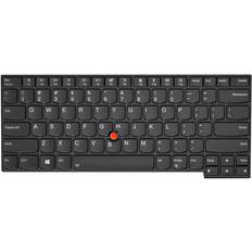 Lenovo trackpoint keyboard Lenovo Notebooks Udskiftningstastatur Trackpoint Sort ThinkPad E480 E490 L380 L380 L380 L390 L390 L