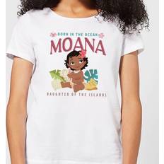 Vaiana Puppen & Puppenhäuser Disney Moana Born In The Ocean Women's T-Shirt White M White