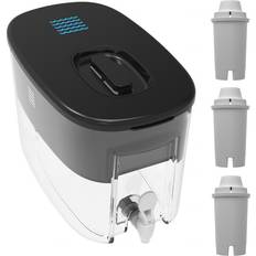 Black Dispensers Drinkpod 2.4-Gallon Countertop Alkaline Water Dispenser In