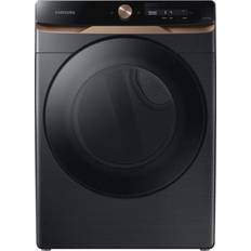 Black - Condenser Tumble Dryers Samsung DVG46BG6500V AI Smart Dial Super Speed Black