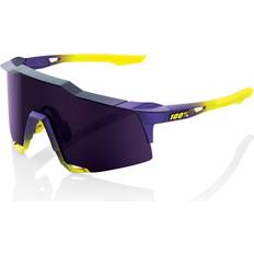 100% Adult Sunglasses 100% Speedcraft with Dark Purple Lens