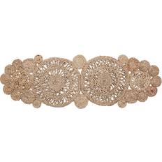 Jute Duge Bloomingville Bordløber 115x40cm Dug Beige, Naturfarvet, Blå