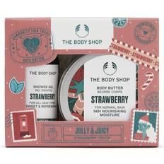 Body shop gåvoset The Body Shop Jolly & Juicy Strawberry Treats Gift Set