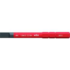 Tournevis à fente Wiha Embout SlimBit VDE 6.5 mm x 75 mm 34582 Tournevis à fente