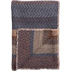 Mehrfarbig Decken Røros Tweed Fire Filz Mehrfarbig, Blau (200x)