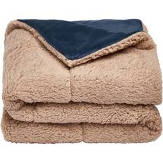 Textiles Brentfords Brentfords Sherpa Pet Soft Animal Throw Fleece Blankets Blue