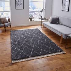 Think Rugs 160x230cm Modern Boho Grey, White