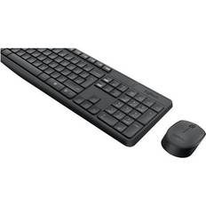 Logitech Trådløs Tastaturer på tilbud Logitech MK235 keyboard