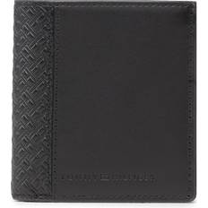 Tommy Hilfiger leather vertical wallet with coin pocket, Black.