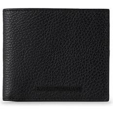 Emporio Armani Läderplånbok Med Logotyp - Black