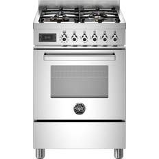 Bertazzoni 60 cm Komfurer Bertazzoni BERTAZZONI PRO64L1EXT GASKOMFUR Rustfrit stål