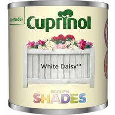 Cuprinol White - Wood Paints Cuprinol Garden Shades Tester Paint Pot Daisy Wood Paint White Daisy 0.125L