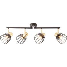 Brilliant Strahler Schwarz Messing E14