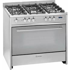 90 cm - Gasovne Gaskomfurer Meireles Gaskogeplade G910X Rustfrit stål