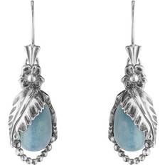 Georg Jensen Blå Øreringe Georg Jensen Heritage Earrings - Silver/Quartz