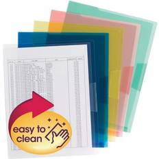 Red Binders & Folders Organized Up Translucent Poly Project Jacket, Letter