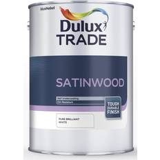 Dulux Trade Paint Dulux Trade Satinwood Wood Paint Pure Brilliant White 1L