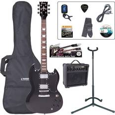 Encore E69 Electric Guitar Outfit Gloss Black