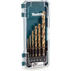 Makita D72833 HSSTiN Drill Bit Set (6 Pieces)