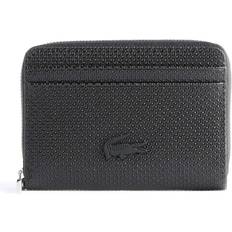 Kartenfächer Münzbörsen Lacoste Chantaco Zippered Fine Small Coin Pouch - Black