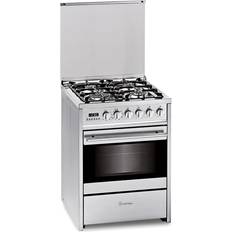 E Cocinas de gas Meireles Cocina Mixta E610x 60 cm Horno Eléctrico Plata