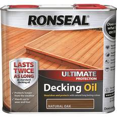 Ronseal decking oil natural Ronseal Ultimate Protection Decking Decking Oil Natural Oak 2.5L