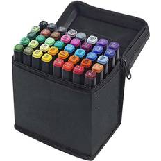 Dubbelsidiga Märkpennor/Tuschpennor 40-pack med fodral