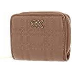 Recycled Materials Wallets Calvin Klein Recycled Quilted Zip Around Wallet - KHAKI