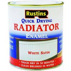 Rustins White - Wood Paints Rustins RADS250 Quick Dry Enamel Satin Metal Paint, Wood Paint White 0.25L