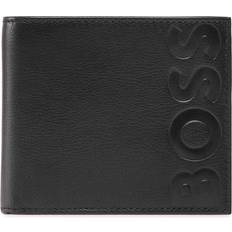 Geldbörsen & Schlüsseletuis HUGO BOSS Big BB 4 CC Coin Embossed Logo Wallet - Black