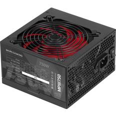 Alimentatori Mars Gaming Alimentatore PC Fisso MPIII750 750 W 20+4 Pin ATX ATX Colore Nero Rosso