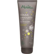 Geparfumeerd Scheerschuimen en Scheercrèmes Melvita Homme 2-in-1 Barbierscrème 125 ml