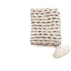 Venture Design Unny Plaid 130x170 Tæppe Brun, Hvid