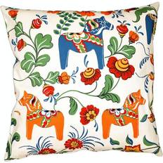 Arvidssons Textil Leksand Röd/Orange Cushion Cover White, Orange, Red