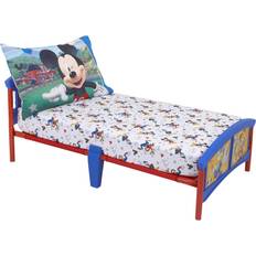 Red Sheets Disney Mouse Having Fun Super Soft 2 Toddler Sheet