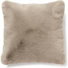 Skinnwille Fluffy prydnadskudde Taupe Komplettes Dekokissen Beige, Braun (45x45cm)