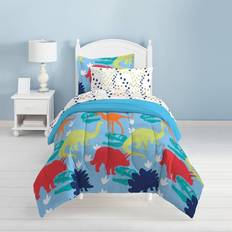 Dream Factory Toddler Dinosaur Mini Bed Bag Blue