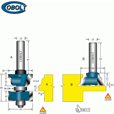 Frässet Cobolt 390-055 Frässet