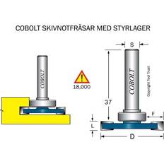 Cobolt 213-036 Skivnotfräs