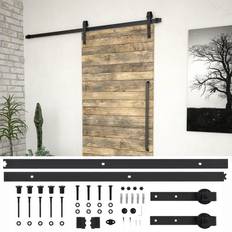 Quincaillerie pour Portes Coulissantes vidaXL Sliding Door Hardware Kit