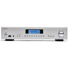 A12 MKII stereoförstärkare med DAC & RIAA-steg, silver