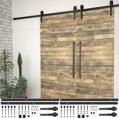 Sliding Door Hardware vidaXL Skjutdörrsbeslag 2 st