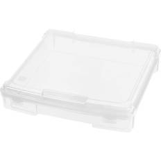 Transparent Trousses à crayons Iris Single Compartment Plastic Project Case, Clear