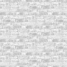 Industrial Distressed Brick Wallpaper