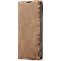 Cover iphone 14 pro CaseMe Plånboksfodral iPhone 14 Pro LjusBrun