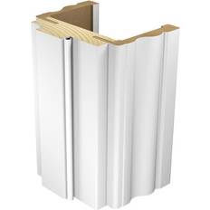 Gerigter Swedoor Flexkarm Almue gerigt 20x92 mm hvid omviklet 98,6 x 208,9 cm (10x21)