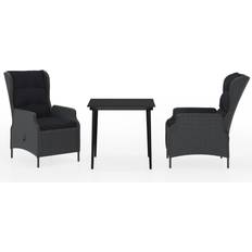 vidaXL 3099667 Set da pranzo per patio, 1 Tavolo incluso 2 Sedie