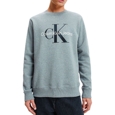 Calvin Klein Gris Tops Calvin Klein Monogram Sweatshirt