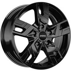 Alufelger Bilfelger Ronal R64 JET BLACK 7.0x17 5/118.00 ET60