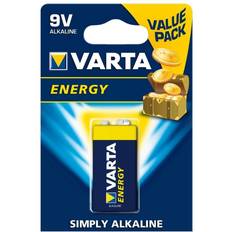 Batterier 9v alkaline Varta Energy 9V Alkaline